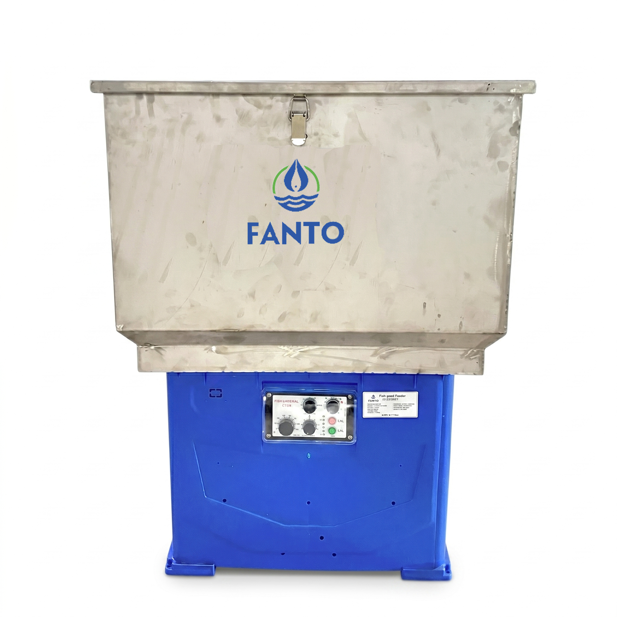Máy cho cá ăn 3 bao inox FANTO